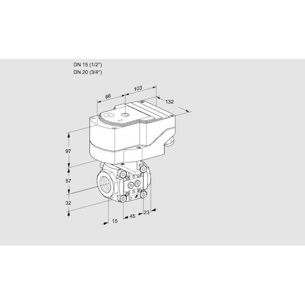 Honeywell Kromschroder IFC115/20R05-08PPPP/20-30W3TR10 KS88301430 - main