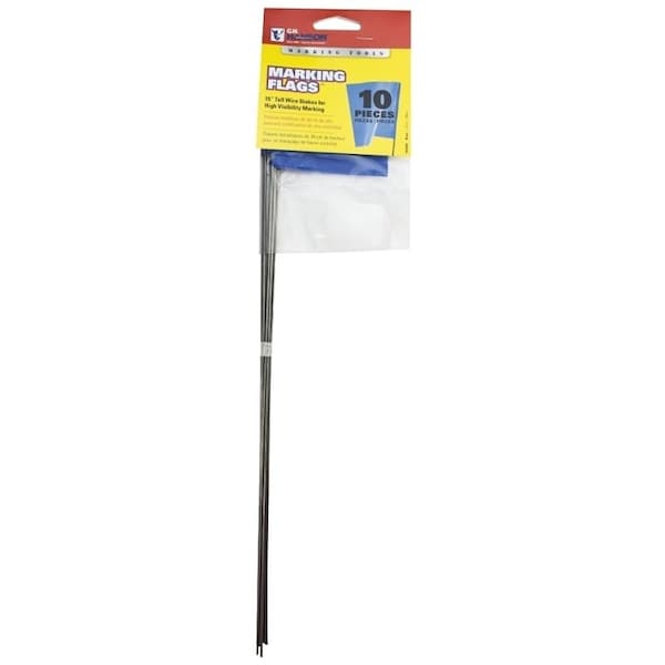 C.H. Hanson Stake Flag, 15 in L, Blue, PVC 15068 - main