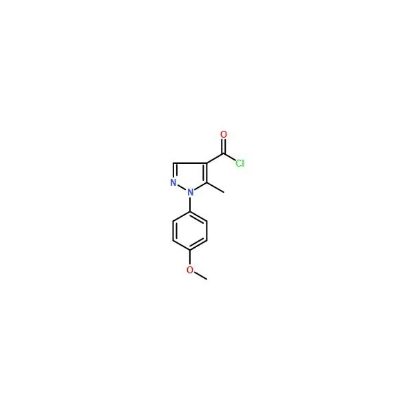 Ak Scientific 1-(4-Methoxyphenyl)-5-methyl-1H-pyrazole-4-carbonyl chloride (1g), CAS 306934-94-1 Y8631-1g - main