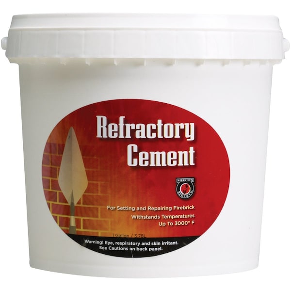 Meecos Red Devil 1 Gal. Buff Refractory Furnace Cement 611 - main