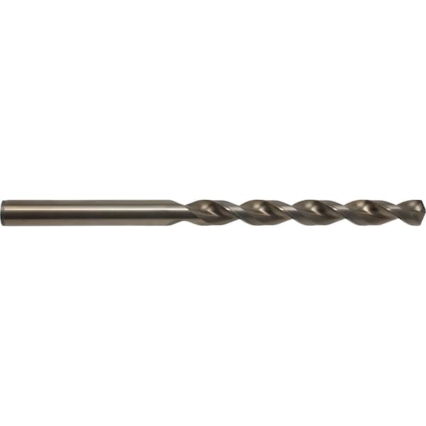 Cleveland Q-Cobalt 135 Degree Wide Land Parabolic Taper Length Drill Cleveland 2575 Straw HSS-CO 8% RHS/RHC 1/4-E C16788 - main