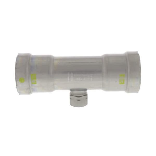 Viega MegaPressG tee P1 2 P2 2 FPT 0.75 carbon steel zinc-nickel coating 25461 - main