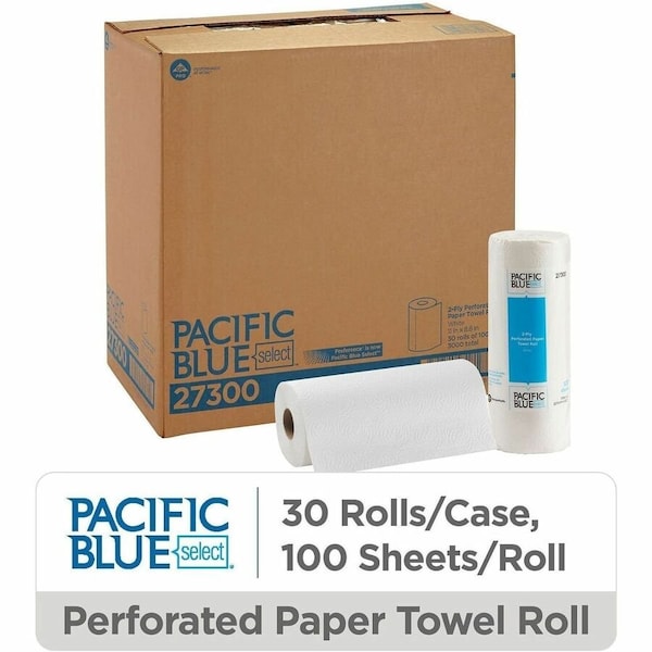 Preference Pacific Blue Select Perforated Paper Towels, 100 Sheets, White, 100 PK GPC27300 - main