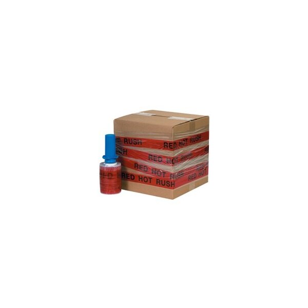 Bubblefast 6-5'' x 80 Gauge x 500' ''RED HOT RUSH'' Goodwrappers Identi-Wrap, 6PK BFGOODID5RHR - main