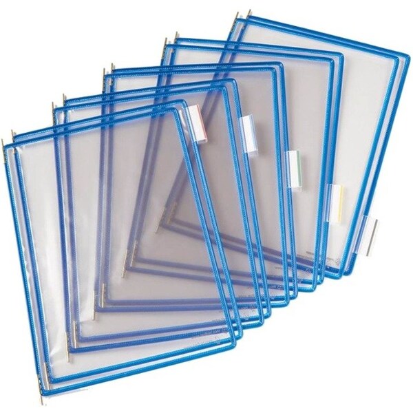 Tarifold Tarifold Pivoting Pocket Packs, 10 Pockets/Pack, Blue P010 - main