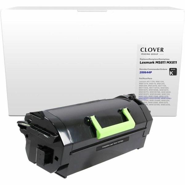 Clover Imaging Group CIG Reman Extra High Yield Toner, Alt for Lexmark 52D1X00, 62D1X00 200644P - main