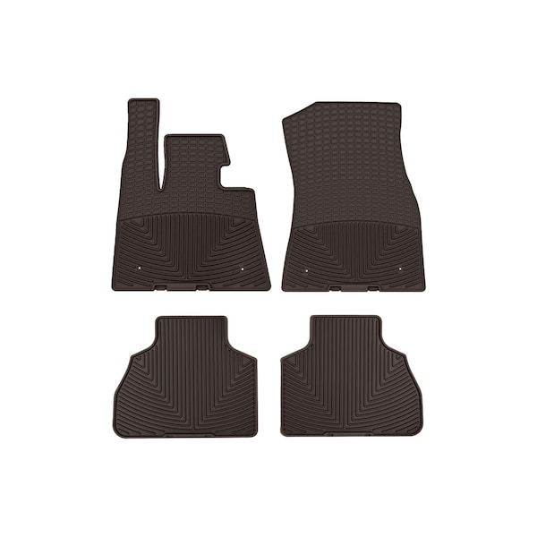 Weathertech Cocoa, Front and Rear All Weather Floor Mats W565CO-W638CO - main