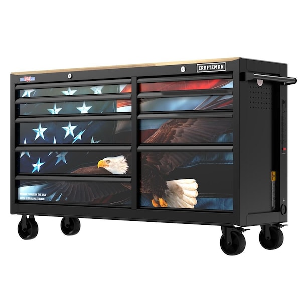 Craftsman Rolling Tool Cabinet, 37 1/2" H, 63" W CMST98279P - main