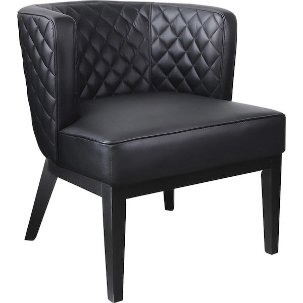 Boss Ava Quilted Guest, Accent or Dining chair, Black B529QBK-BK - main