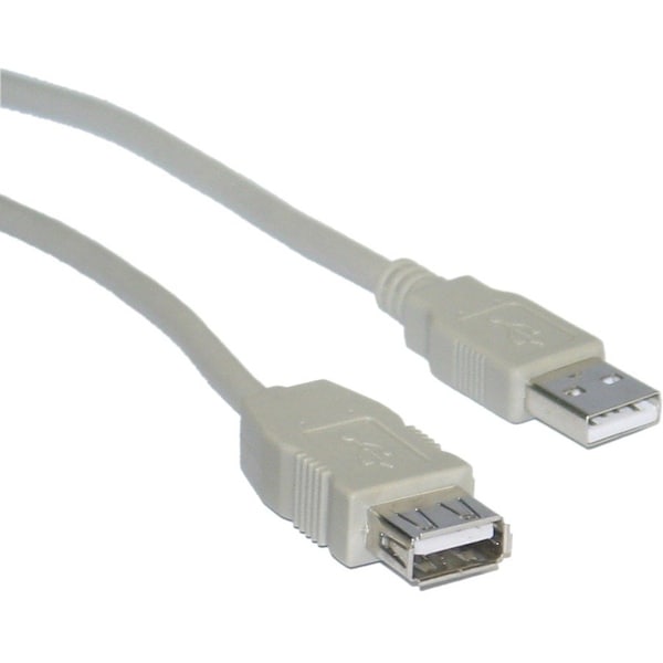 Cable Wholesale CableWholesale USB 2.0 Extension Cable, Type A Male to Type A Female, 1 foot 10U2-02101E - main