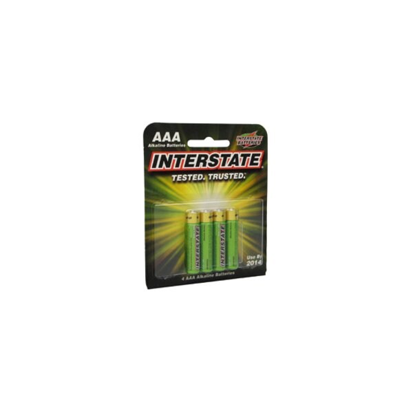 Interstate Batteries BATTERYALKALINE - AAA, 4PK DRY0035 - main