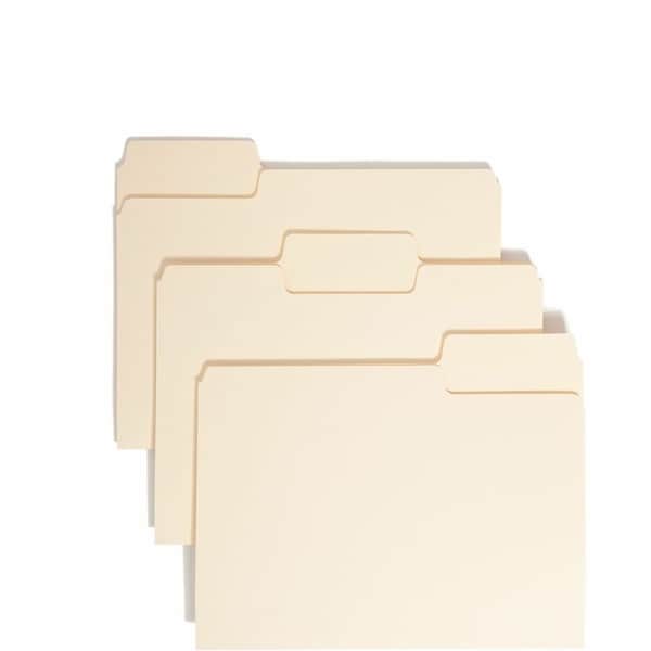 Smead SuperTab File Folder, 1/3-Cut Tab, Letter Size, Manila, PK48 11920 - main