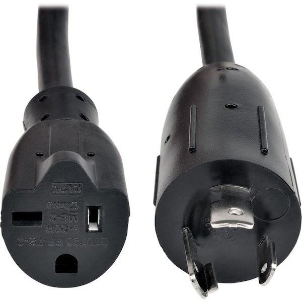 Eaton Tripp Lite Series Power Cord Adapter, NEMA L5-20P to NEMA 5-20R - Heavy-Duty, 20A, 125V, 12 AWG, P046-06N - main