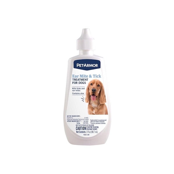 Sergeants Pet Ear Mite & Tick Treatment for Dogs, 3 oz. 2588 - main