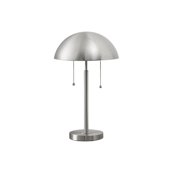 Monarch Specialties Lighting, 20"h, Table Lamp, Silver Metal, Contemporary, Modern I 9954 - main