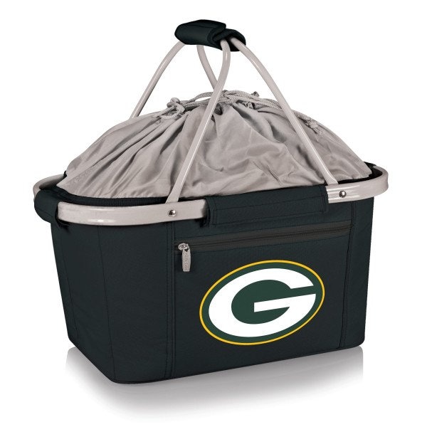 Picnic Time Family Of Brands NFL Green Bay Packers - Metro Basket Collapsible Cooler Tote 645-00-175-124-2 - main