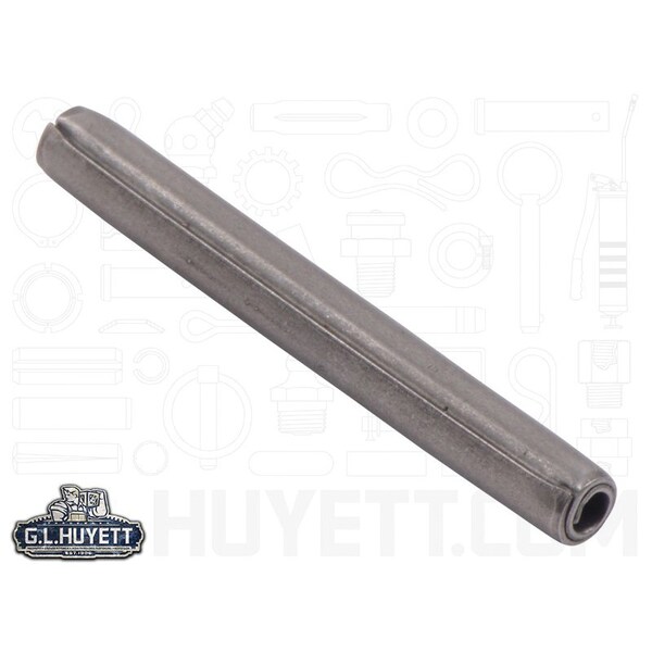 Huyett Coiled Spring Pin, Heavy Duty, 420 Stainless Steel, 0.125 in Dia x 1.125 in Length SPCSP-125-1125H - main