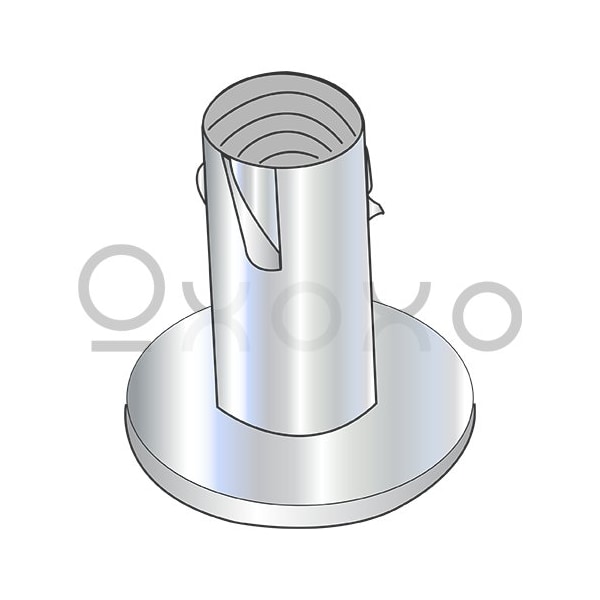 Oxoxo 8-32X1/4 Propell Nut Standard Zinc, 1000PK 638233 - main