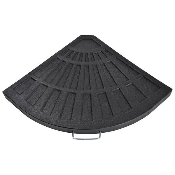 Seasonal Trends 59941 Offset Umbrella Base, 25.7 in L, 1.57 in H, Resin/Steel/Plastic, Black 59941 - main