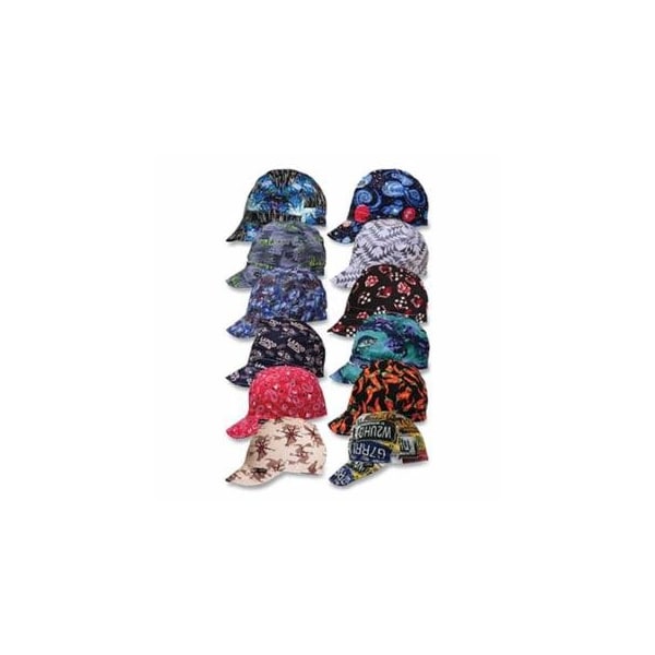 Lapco High Crown Welding Cap, Size 7-3/8, Assorted Prints, 4-Panel 160-C-7-3/8 - main