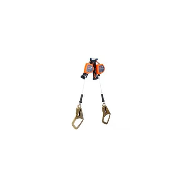 3M Dbi-Sala DBI-SALA(R) Twin Leg Personal Self Retracting Lifeline, 6 ft. Length, Rebar Hook, Steel, 2 Leg(s) 3500281 - main