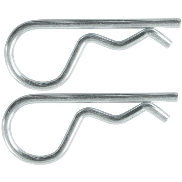 Jr Products Use To Secure Standard Hitch Pin 334 Length Chromatic Plated Steel Pack Of 2 03-01395 - main