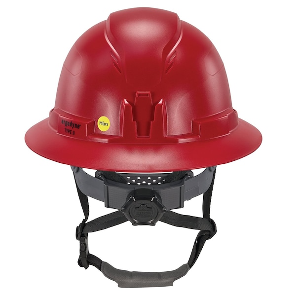 Ergodyne Red Class E Type 2 MIPS Full Brim Safety Helmet 8963-MIPS - main