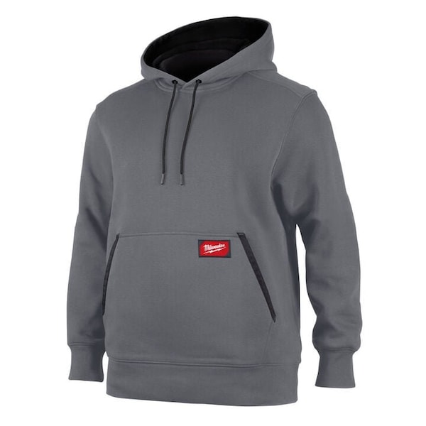 Milwaukee Hand Trucks L Banded Sleeve Men's Hooded Hoodie Gray 351G-L - main