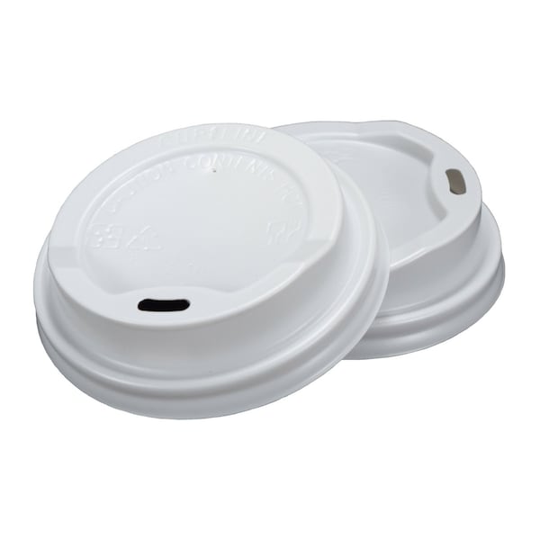 Rdi Cup Lids White 9oz 1000cs, 1000PK LID-RIP-9-WHT - main