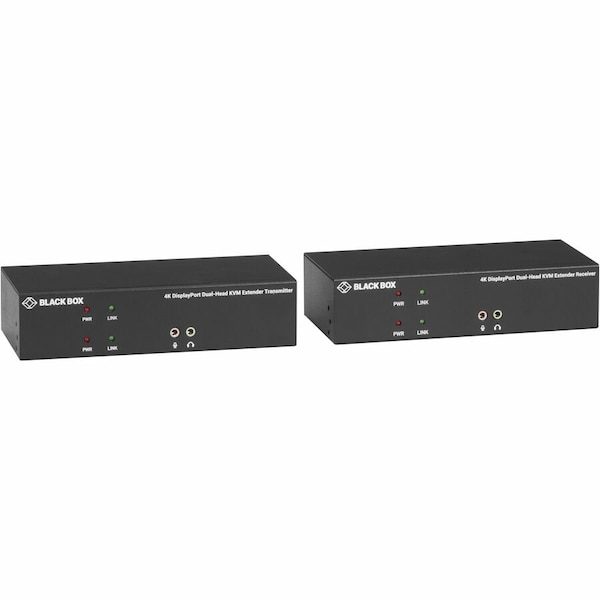 Black Box BLACK BOX KVX 200 SERIES DP FIBRE KVM EXTENDER, DH, TX+RX, LFP441 KVXLCDPF-200-SFPBN1 - main