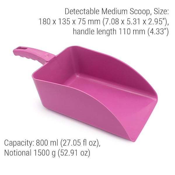 Detectamet Scoop, 7.08 in L, Pink, PK5 514-S087-P09-Z03 - main