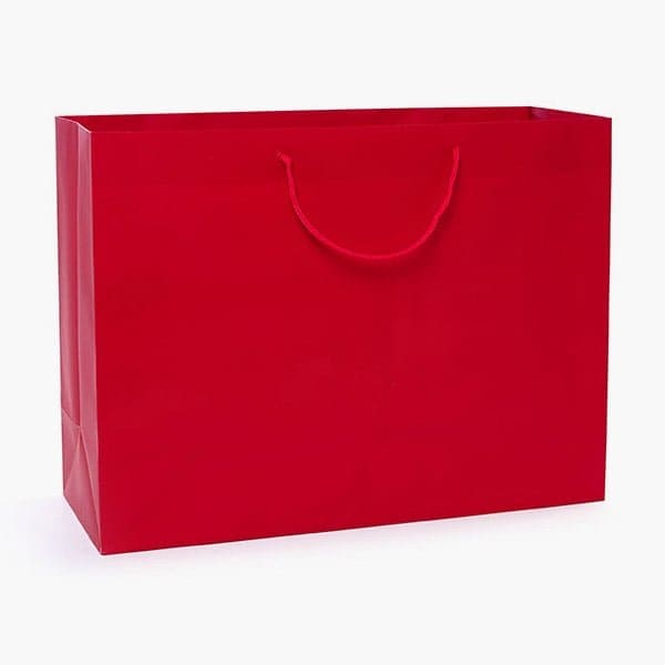 Nashville Wraps Red Matte Gift Bags, Vogue 16x6x12, 10PK MTVMRE - main