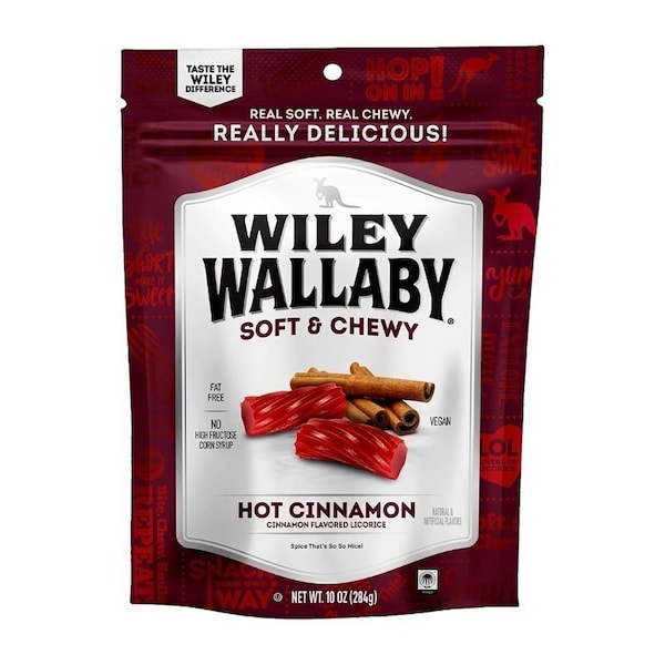 Wiley Wallaby 121192 Candy, Hot Cinnamon, 10 oz 752138 - main