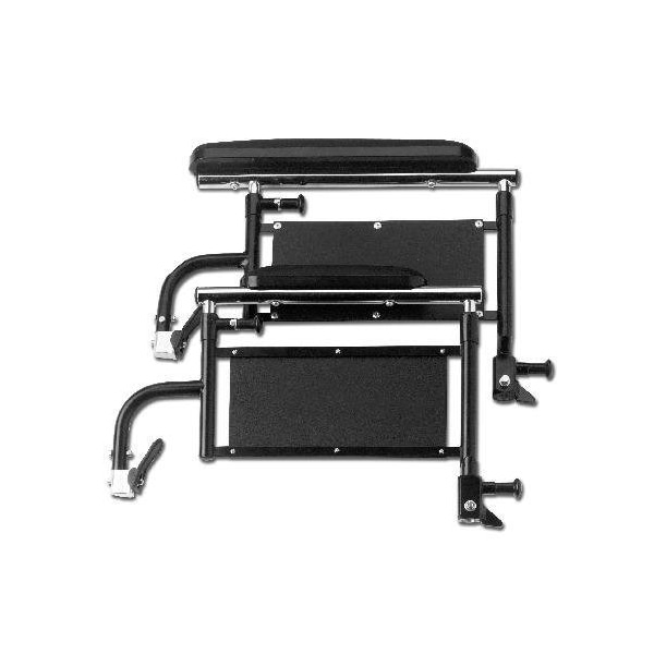 Medline Height-Adjustable Swing-Back Full-Length Armrest Assembly for K4 Lightweight and K4 Basic Wheelchair WCA806963K4 - main