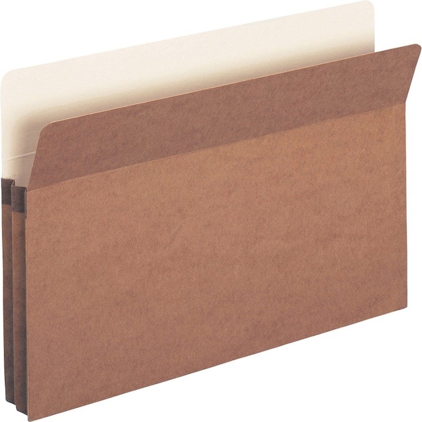 Business Source Expandable File Pocket, Red Fiber, PK25 BSN65793 - main