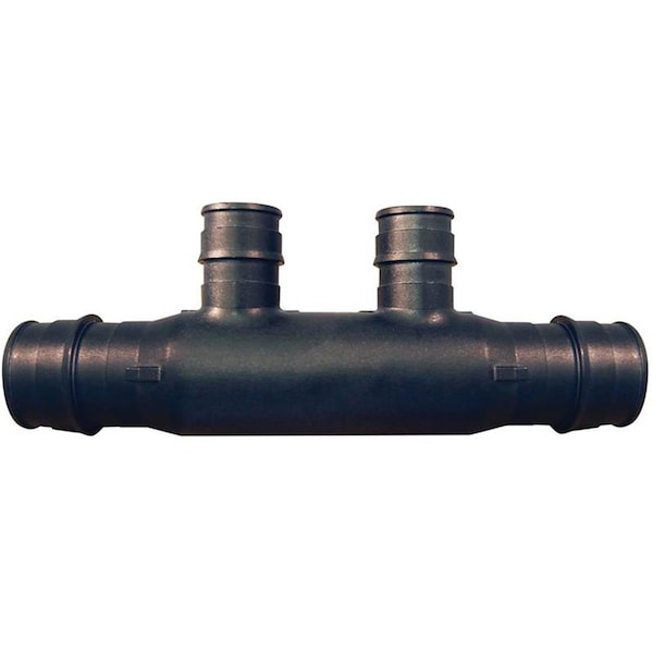 House 0.75 x 0.5 in. 2 Port Pipe Manifold, Poly Alloy HO418937 - main