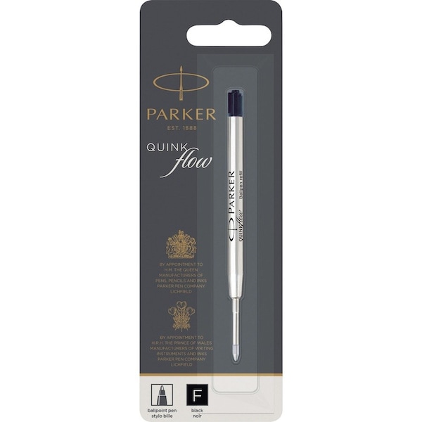 Sanford Parker, REFILL FOR PARKER BALLPOINT PENS, FINE POINT, BLACK INK 1950367 - main