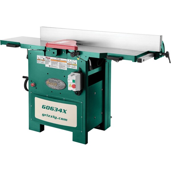 Grizzly 12" 5 HP Planer/Jointer with V-Helical Cutterhead G0634X - main