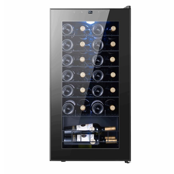 Yeego 16.9" 28-Bottle Freestanding Wine Cooler Refrigerator YG-WSJC88-25US-ZO - main