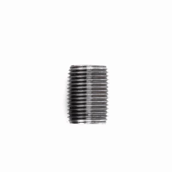 Ace Trading - Nipple 1/4 in. MIP each X 1/4 in. D MIP Black Steel Close Nipple 308UP14XCL - main