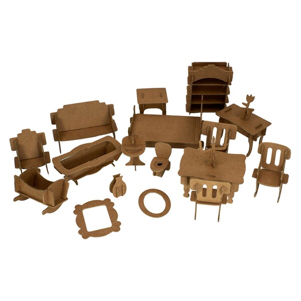 Roylco Doll House Furniture Craft Set R16056 - main