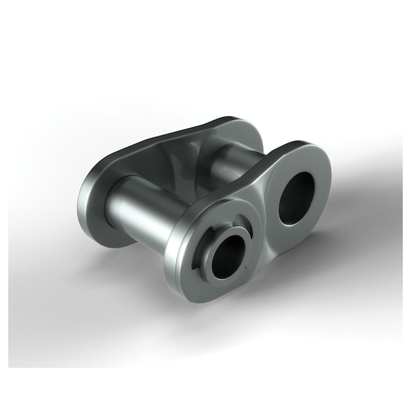 Hkk Chain Hollow Pin Offset Link, #40 chain, 1/2 in Pitch, 0.158 in ID x 0.222 in OD Pin RC040HPSHL1 - main