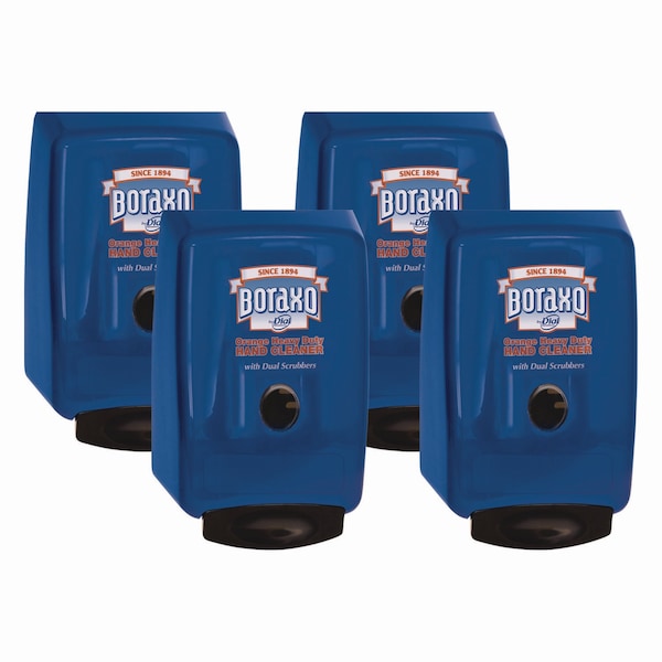 Boraxo Dispenser for Heavy Duty Hand Cleaner 2L, 10.49x4.98x6.75, Blue, PK4 DIA 10989CT - main
