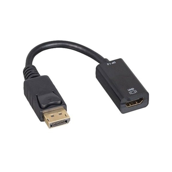 Axiom Displayport Male To Hdmi Female Adapter (Black) - Dpmhdmifk-Ax DPMHDMIFK-AX - main