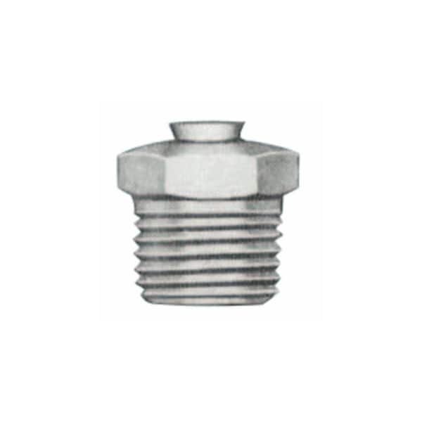 Alemite Relief Fittings, Straight, 1/2 in, Male/Male, 1/8 in (PTF), 50PK 025-LAGN-317400 - main