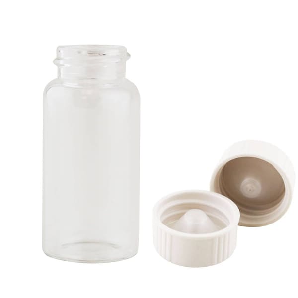 Rpi 20ml Low Background Glass Vial, Urea Cap, Poly Seal Cone, 500/cs, 500PK 121002 - main