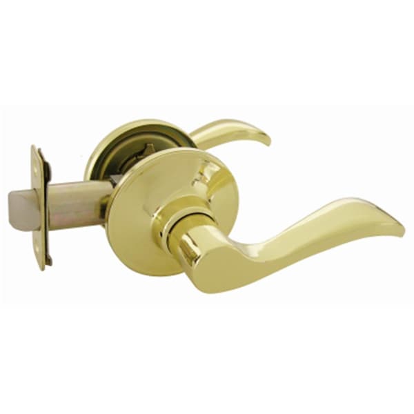 Taiwan Fu Hsing Industrial TruGuard Reversible Bergamo Wave Lever Privacy Lockset, Aged Bronze 221761 - main