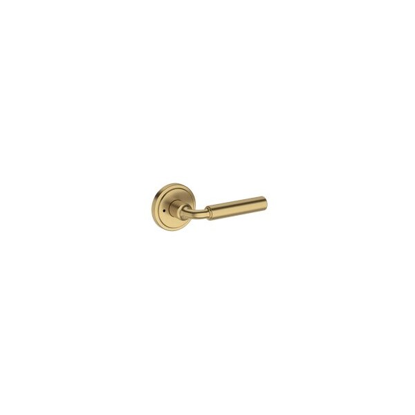 Baldwin Residential Door Levers Privacy Right Hand Lifetime Satin Brass PVLACSRR044 - main