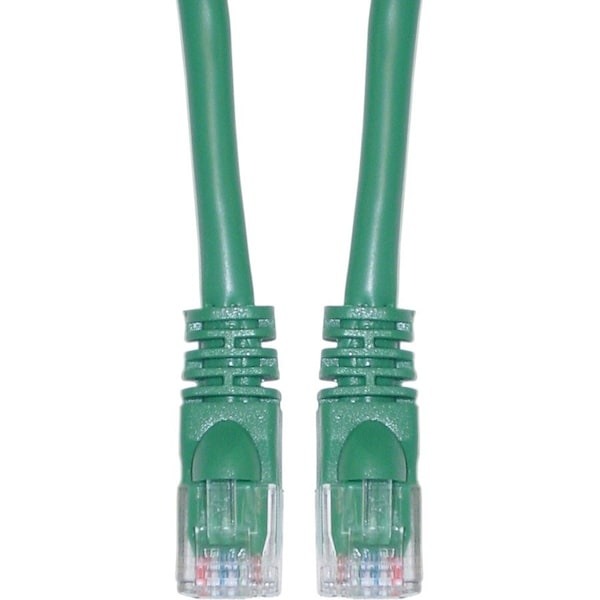 Cable Wholesale Cat5e Green Copper Ethernet Patch Cable, Snagless/Molded Boot, POE Compliant, 75 foot 10X6-05175 - main