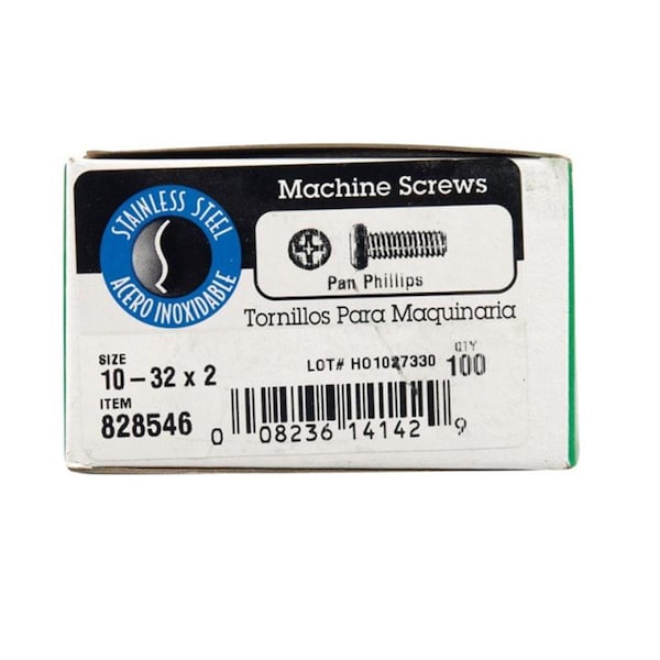 Homecare Products Pan Machine Screw, 100 PK HO3311055 - main